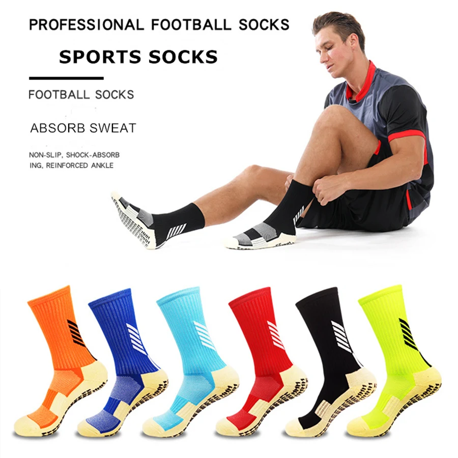 

Новинка, мужские профессиональные спортивные носки, толстые нескользящие носки со средней посадкой, баскетбольные, для бега