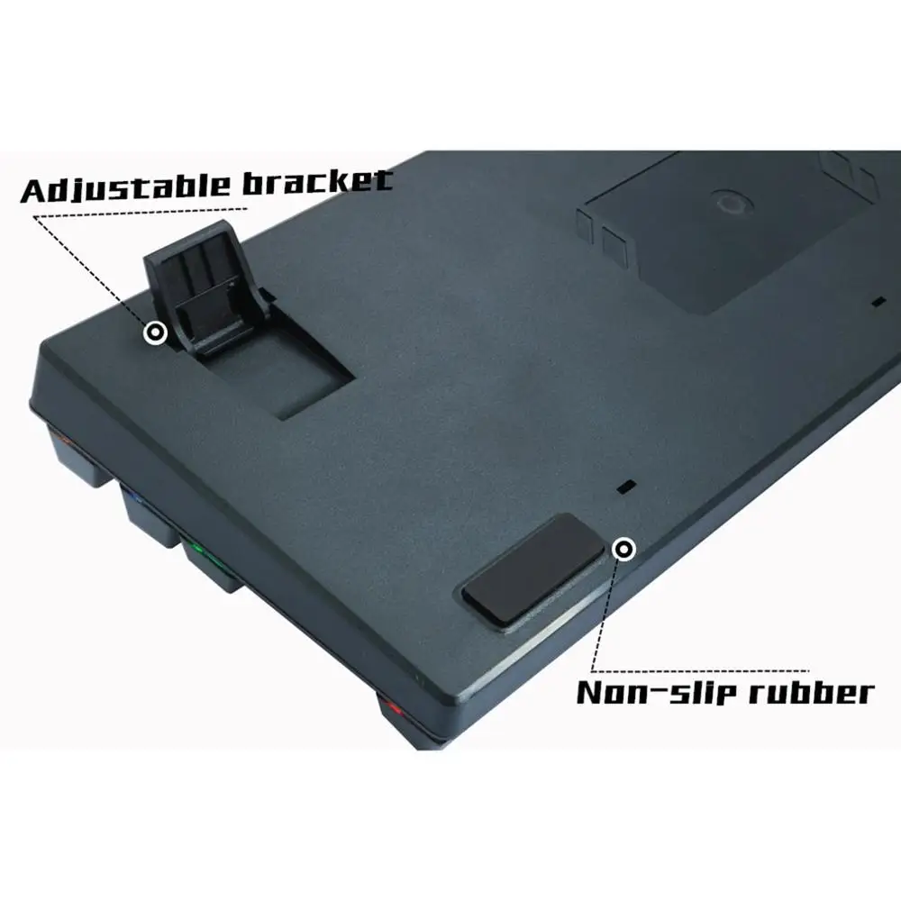 

New Wired RGB Gaming Mechanical Keyboard Mix Backlit Anti-Ghosting Computer Accessories