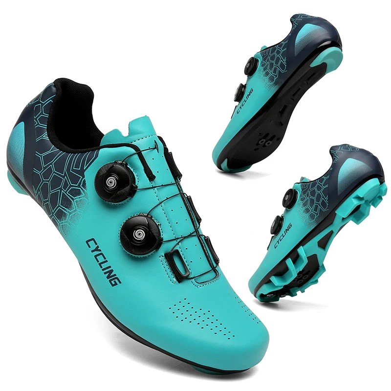 

2021 Speed Cycling MTB Flat Shoes Spd Road Men Route Cleat Bike Sneaker Racing Bicycle Mountain Women Biking Footwear Self-Lock