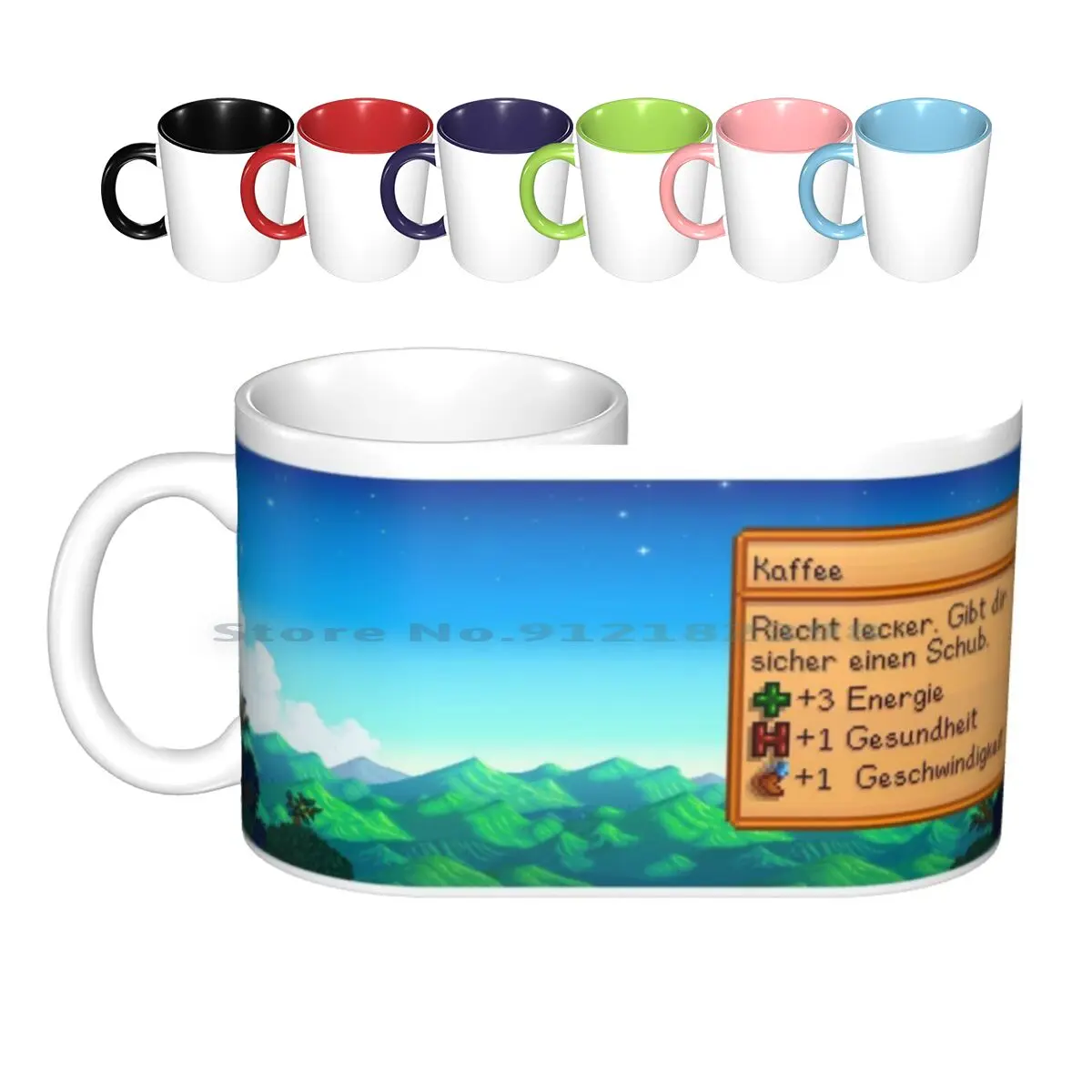 

Кофейная кружка Stardew Valley (Германия), керамические кружки, кофейные чашки, милый немецкий креативный тренд, винтажный подарок для молока, чая, ...
