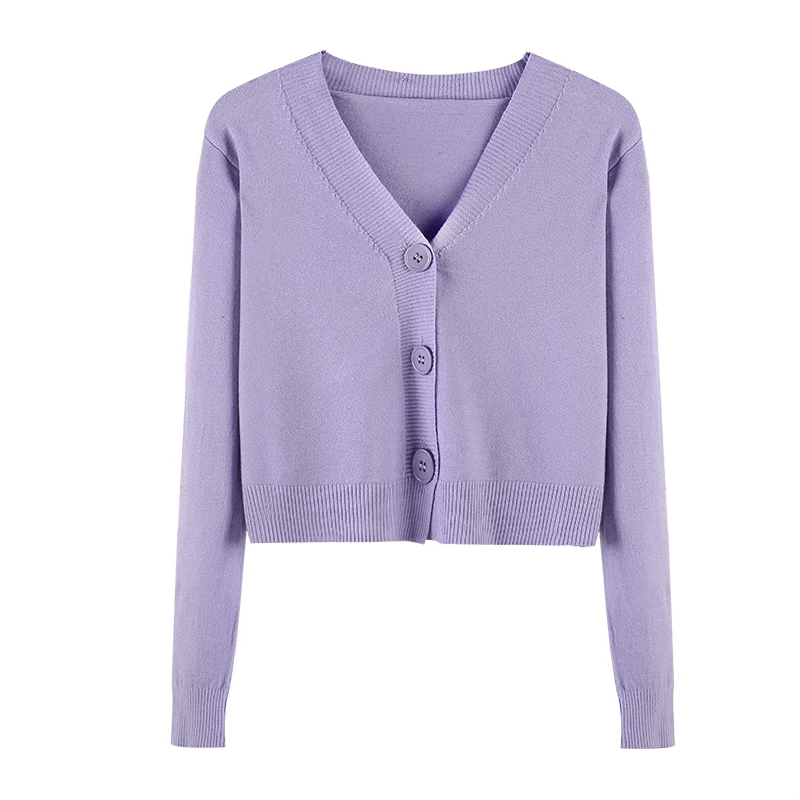 

Women Cardigan Trendy Ulzzang Slim Chic Female Outerwear Knitted Jumpers Cozy Simple Lady All-match Elegant Office Casual Korean