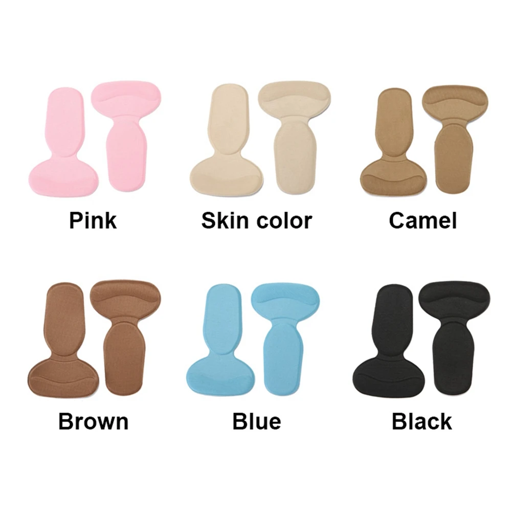 

1 Pair Feet Care Pain Relief For Women Comfort Accessories Protection Shoe Back Insert T-type Soft Heel Liner Grips