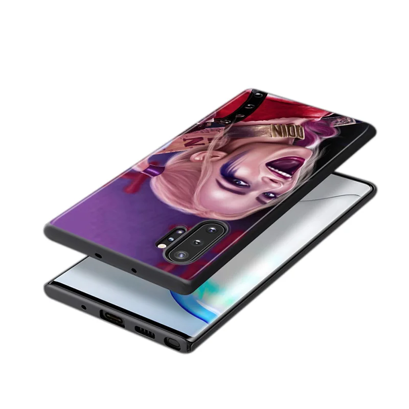 

Harlay Yqeinn For Samsung Galaxy Note 20 Ultra 10 9 8 S10 S10E S9 S8 S7 Plus Pro 5G Black Phone Case