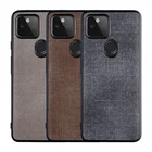 Тканевый чехол для Google Pixel 5 4A 5G 4 XL, мягкий ТПУ с закругленными краями, Жесткий ПК на задней стороне, материал 3 в 1