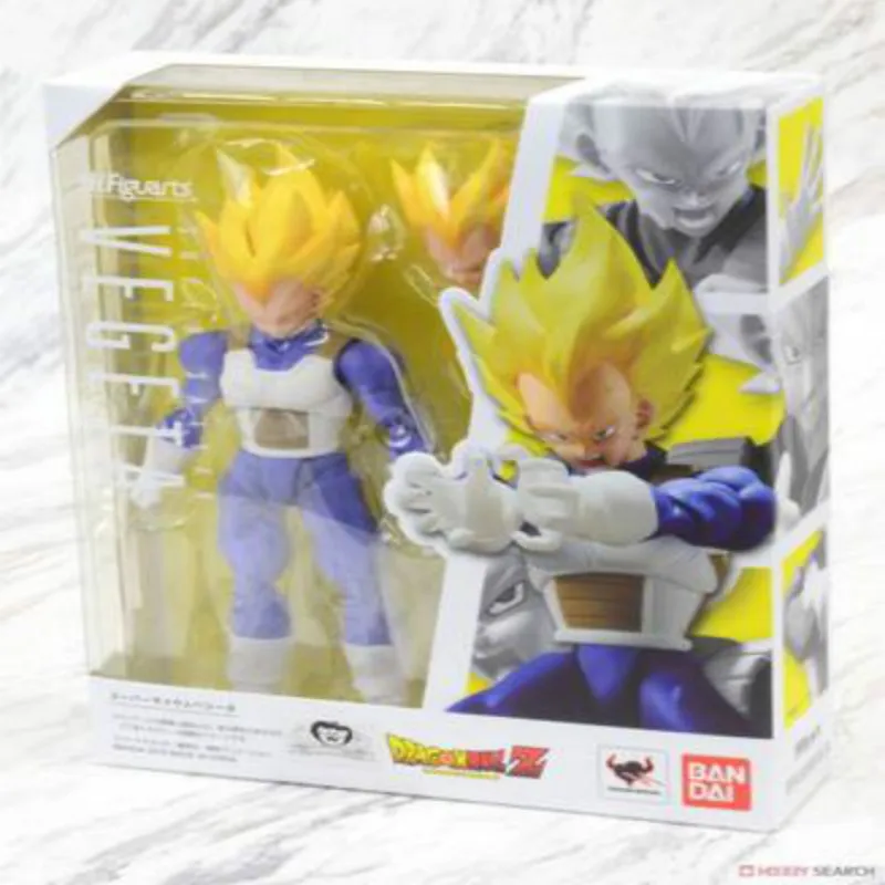 

BANDAI Dragon Ball Z Super Saiyan Vegeta IV экшн ПВХ Коллекционная модель игрушки Аниме Фигурки игрушки для детей