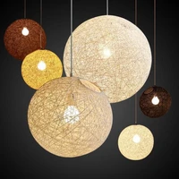 modern pendant lights restaurant bar rattan moon lamp living room chandelier for dining room decorative led ceiling lamps