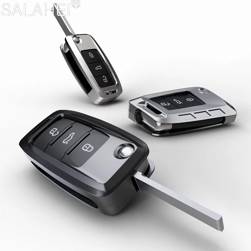 

Zinc Alloy Car Key Case Cover For Volkswagen VW POLO Tiguan Passat B5 B6 B7 Golf 7 mk7 EOS Scirocco Jetta MK6 Ibiza Leon Octavia