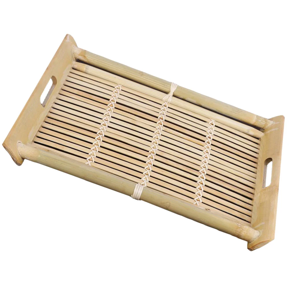 1 шт. лоток Стильный специальный для фруктов бамбуковая тарелка выдолбленная еды