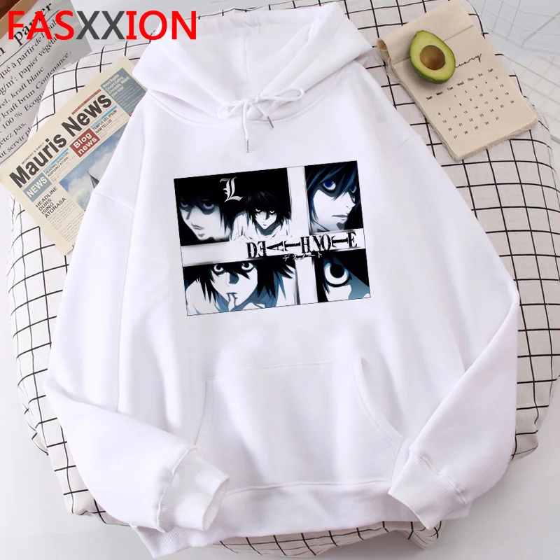 

Death Note hoodies female harajuku y2k aesthetic female clothing printed graphic