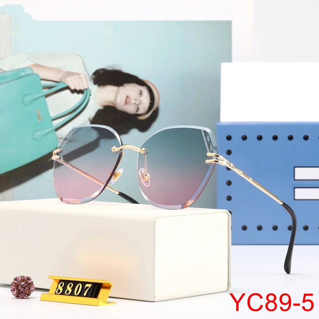 

YC89 Fashion Vintage classic Square Men Sunglasses Brand Designer New Luxury Polarized Women Sunglasses With box