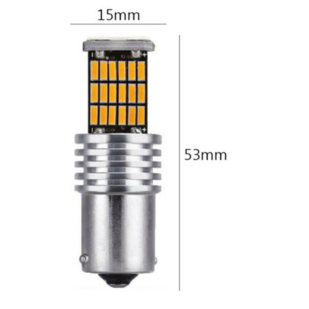 2 шт. 1157 4014 45 SMD светодиодный BAY15D автомобильная лампа поворотный сигнал заднего