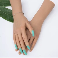 reality simulation silicone female mannequin hand model nail manicure painting shooting display showing shelf
