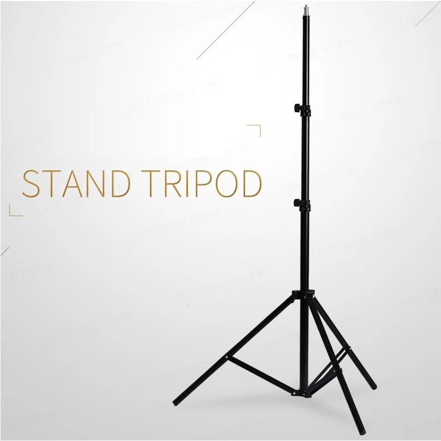 

COOL DIER Scalable Aluminum Selfie Tripod Foldable Photographic lighting stand With 1/4 Screw Head For Phone Camera Ring light