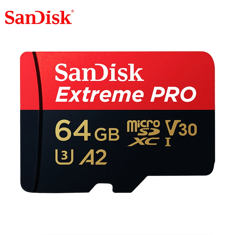 Карта памяти SanDisk Extreme Pro microSDHC/microSDXC новая Обновленная карта 32 Гб microSD 64 ГБ TF 170