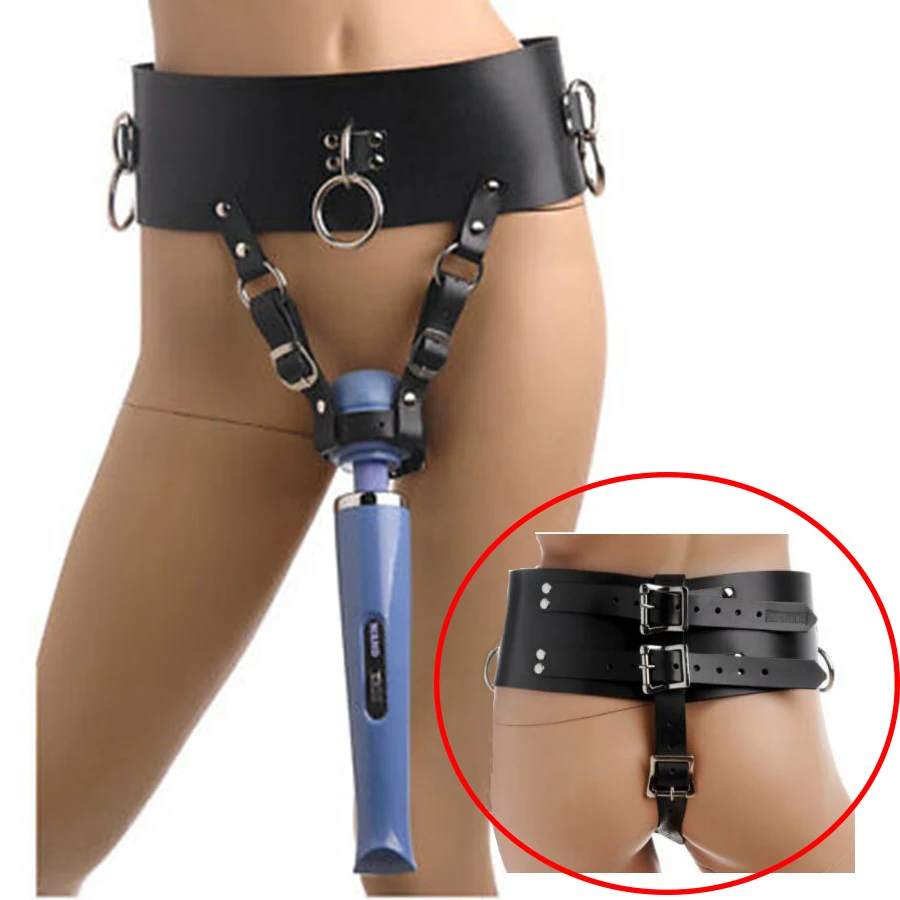 Кожа для принудительного оргазма бондаж Женский Пояс верности палочка улучшения