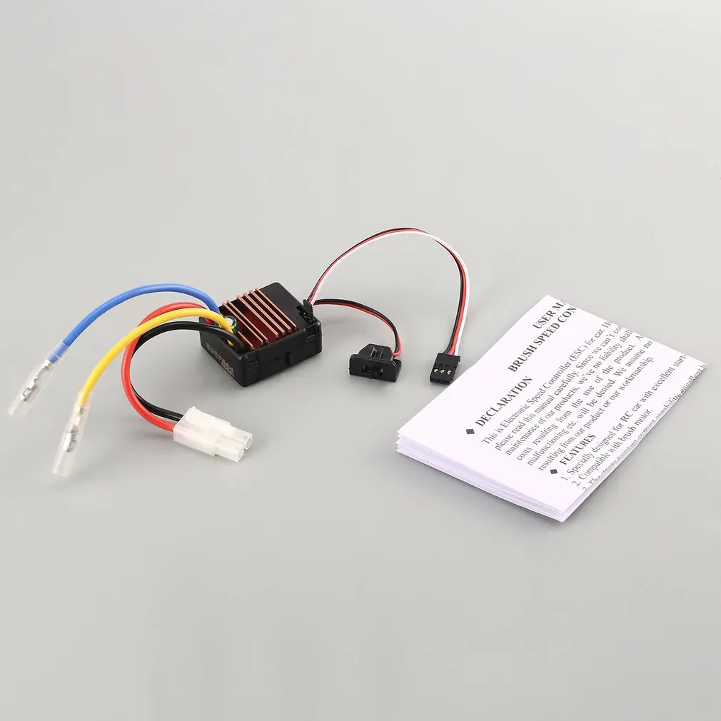 

Brushed 60A ESC Electric Speed Controller with 5V/2A BEC for Axial SCX10 RC4WD D90 1/10 RC Crawler Climbing Car