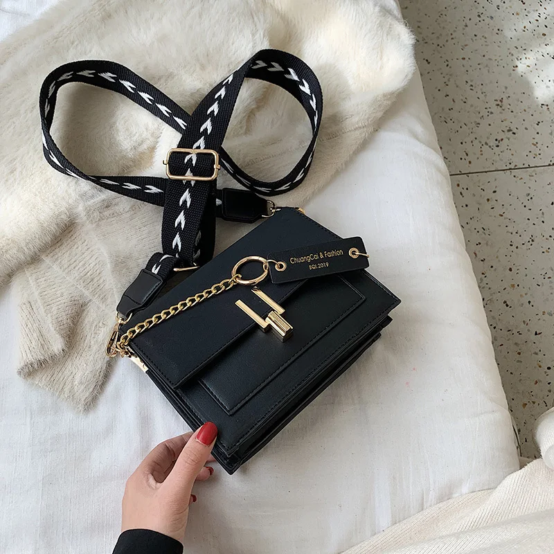 

Новинка 2020, мини-сумочки, модная женская сумка-мессенджер Ins Ultra Fire в стиле ретро с широким ремешком на плечо, сумка-кошелек, сумки через плечо...