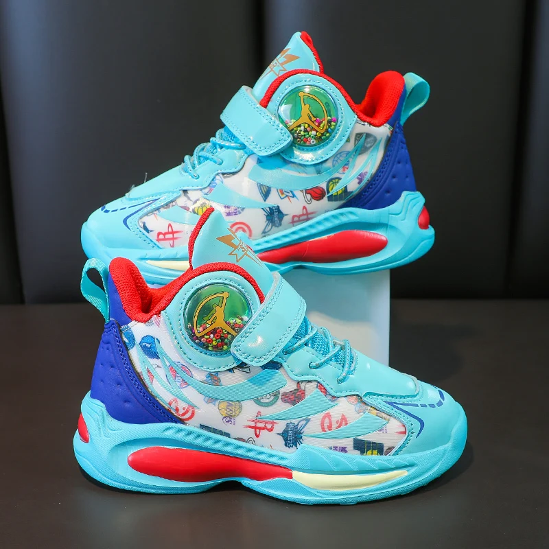 

Autumn Boys Basketball Shoes Children's High-Top Breathable Outdoor Casual Tennis Shoes Boys Running Sports Shoes Kids Sneakers