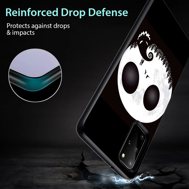 

The night christmas for Samsung Galaxy S21 S20 FE Ultra S10 S10e S9 S8 S7 S6 Plus Lite Edge Black Phone Case