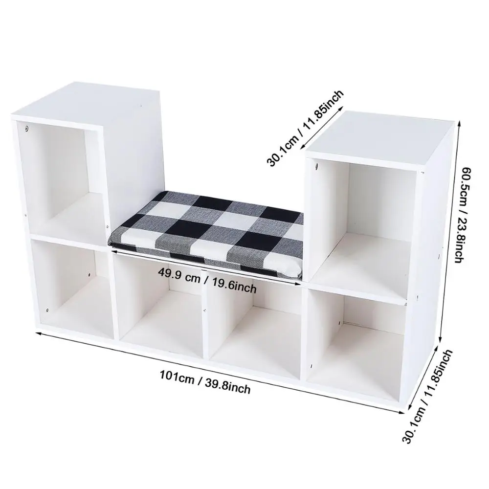 Многофункциональная деревянная полка для хранения вещей книжная книжный шкаф