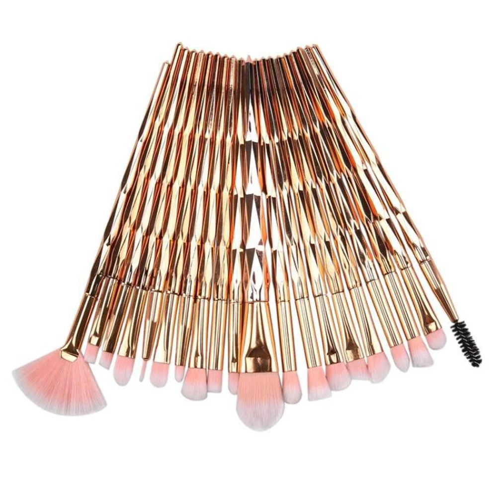 Набор кистей для макияжа кисти глаз 20 шт./компл. Алмазная кисть теней век