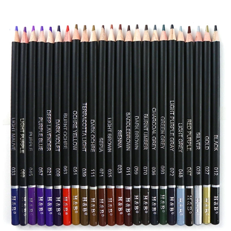

96pcs Drawing Sketch Pencils Set Charcoal Colored Pen Eraser Sharpener Notebook K3KB
