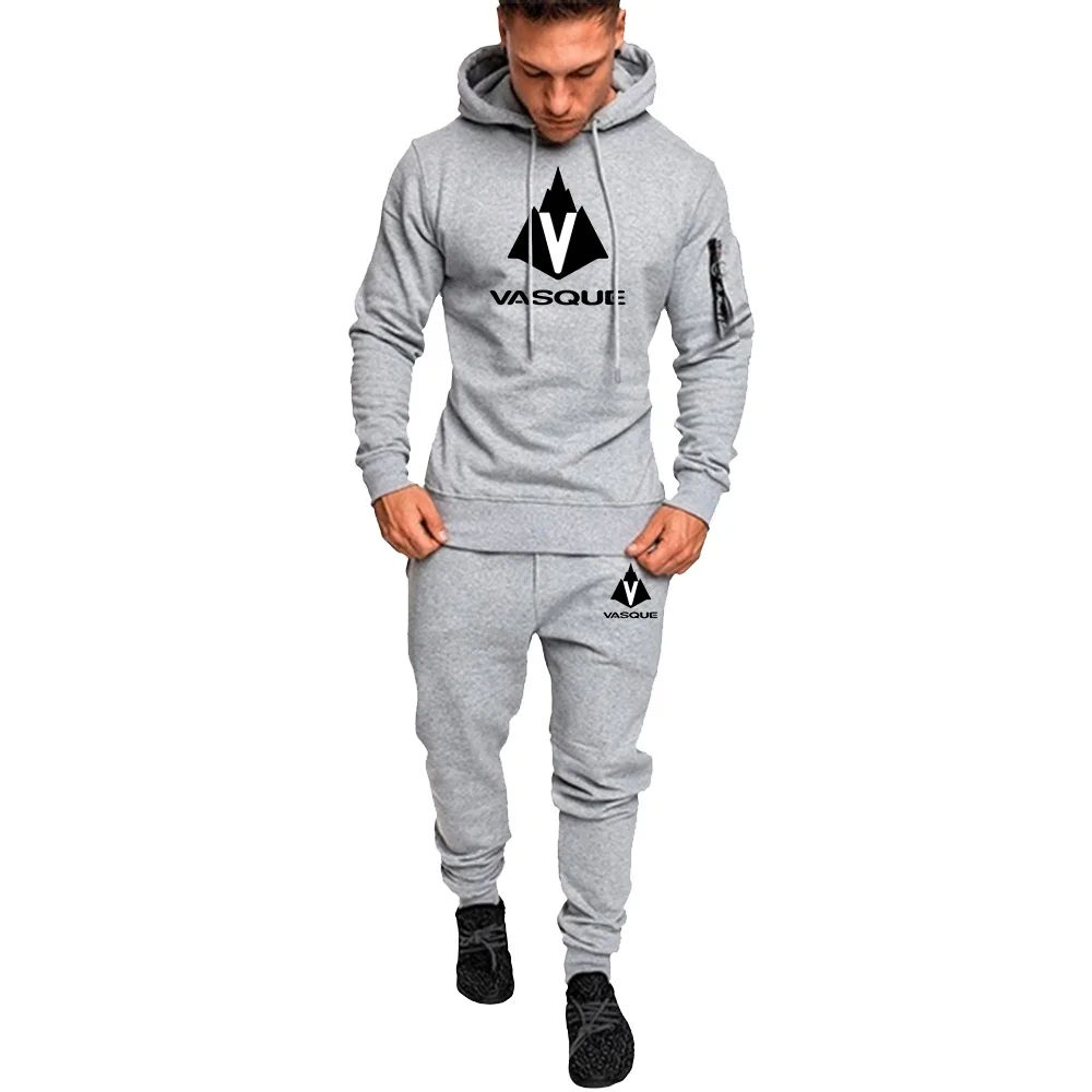

Men's 2021 Camouflage Printed Hoodie And Two-Piece Pants Men's Casual Camouflage Suit Men's Tracksuit Set
