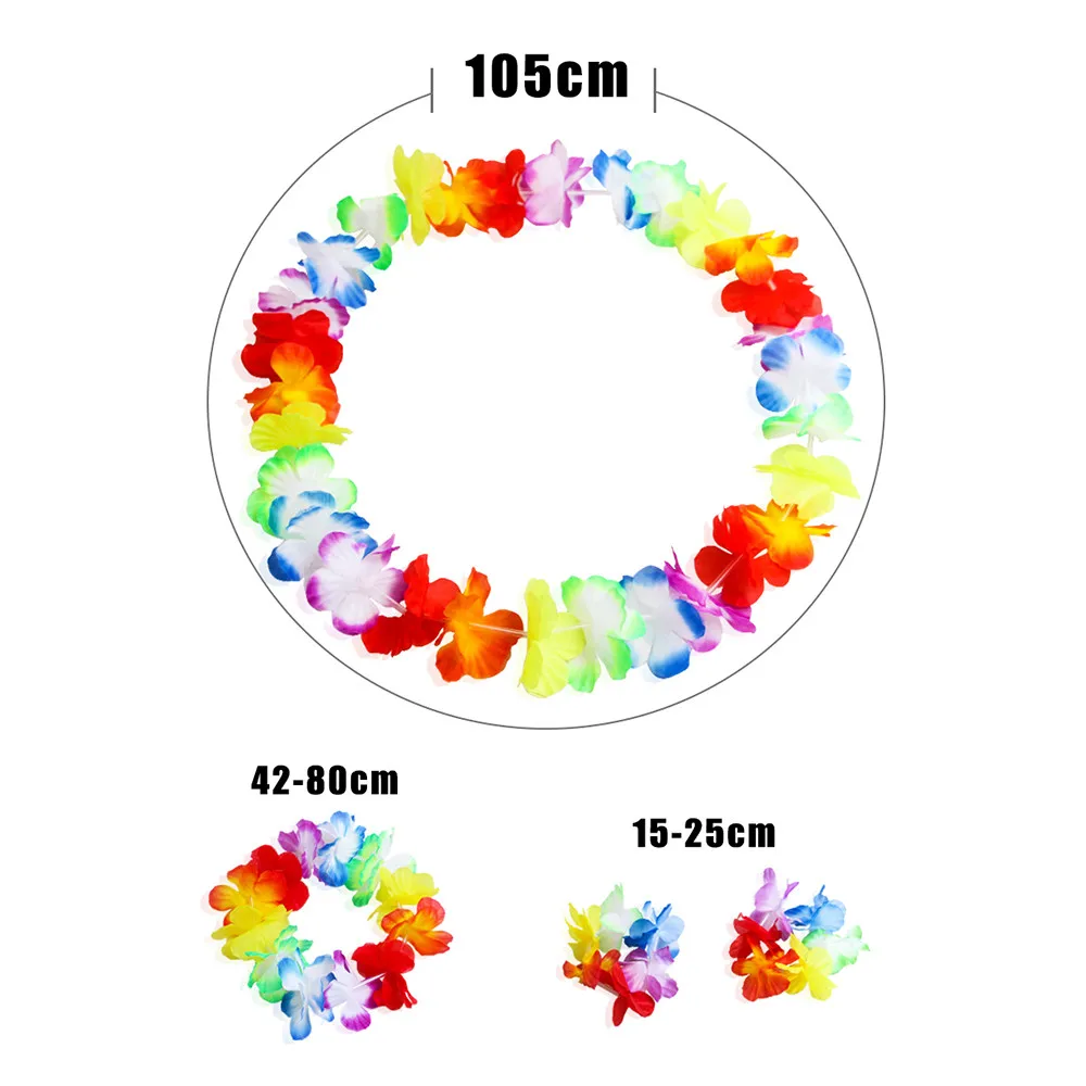 Рождественские украшения для дома Красивая гирлянда из цветов в гавайском стиле