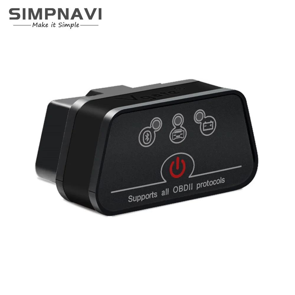 Vgate iCar2 Bluetooth 3 0 OBD2 сканер поддерживает OBD II протоколы App поддержки работающий от