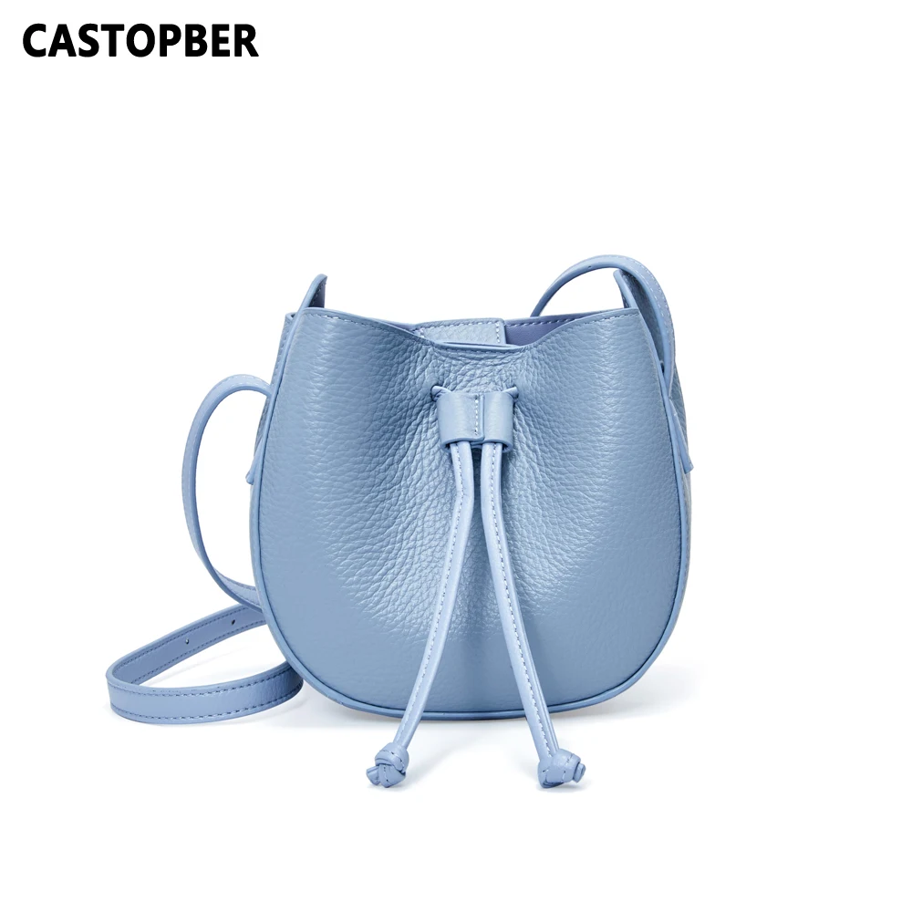 Новые женские сумки через плечо из натуральной воловьей кожи маленькие