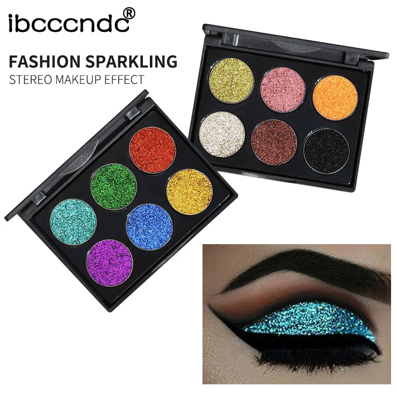 

Ibcccndc Beauty Glazed Eyeshadow Palette Colorful Shadows Pallet Glitter Highlighter Shimmer Make Up Pigment Matte Pallete