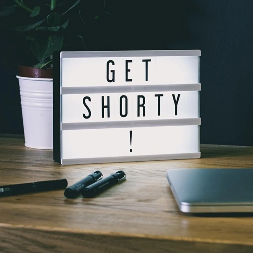 

Outdoor Multipurpose USB Charging Home Party DIY Letters Interior Decoration Wedding Gift ABS LED Light Box