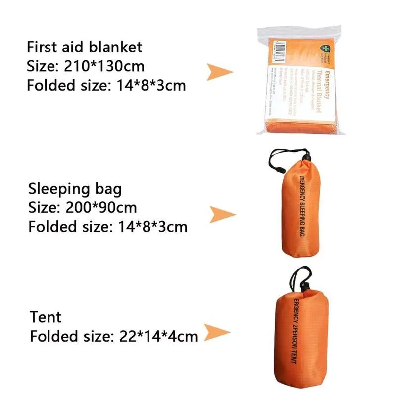 

Outdoor Rescue Blanket First Aid Survival Tent Rescue Blanket Insulated Waterproof Rescue Blanket Tent