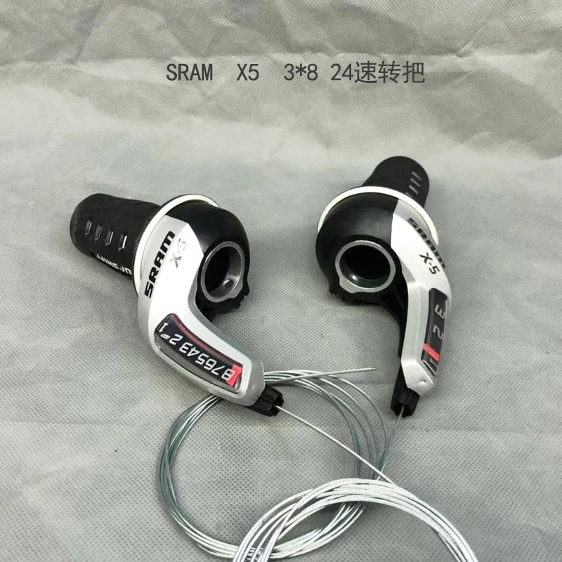 Переключатель sram X5 grip Twist 3*8S 24s велосипедный переключатель|Велосипедный