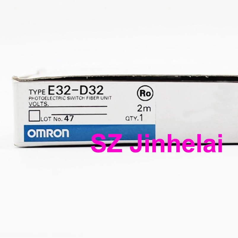 

OMRON E32-D32 Authentic original PHOTOELECTRIC SWITCH FIBER UNIT 2M