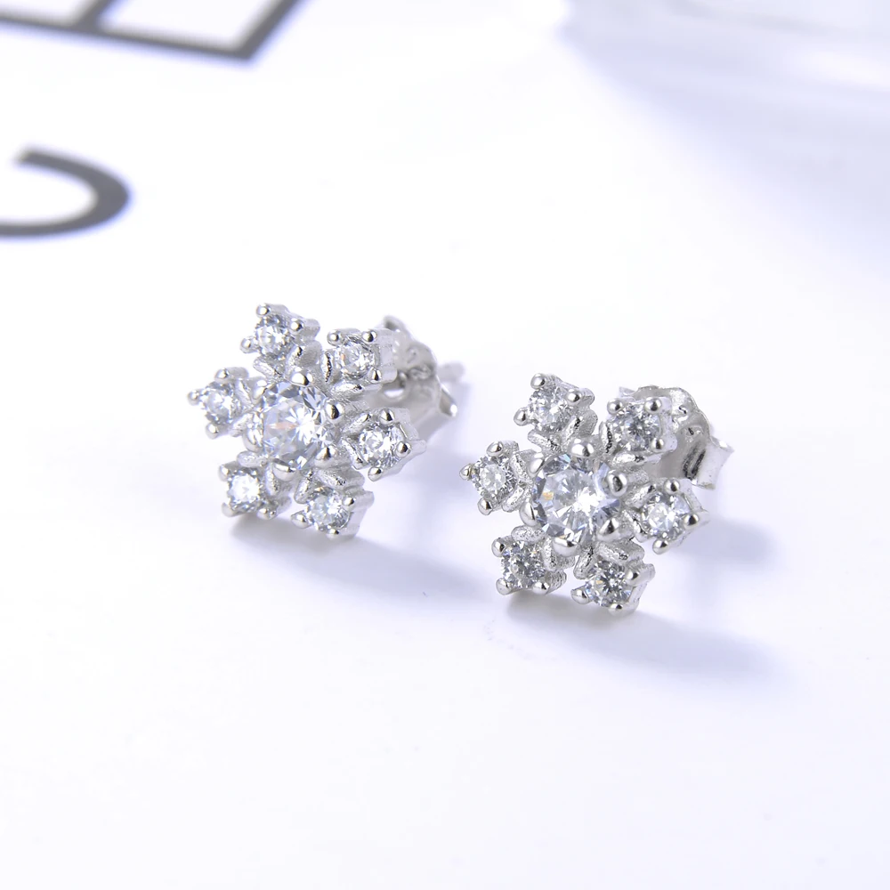 Женские серьги гвоздики из серебра 2020 пробы с фианитом|Серьги-гвоздики| |