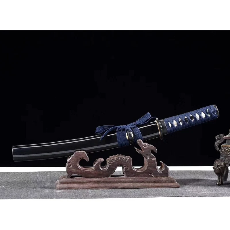 

Handmade high performance steel Short Japanese samurai sword Very Sharp Katana Full Tang Short Chinese machete wakizashi