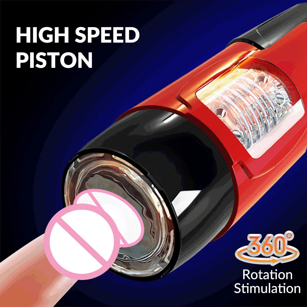 Автоматическая телескопическая ротация умный голосовой мужской Вагина