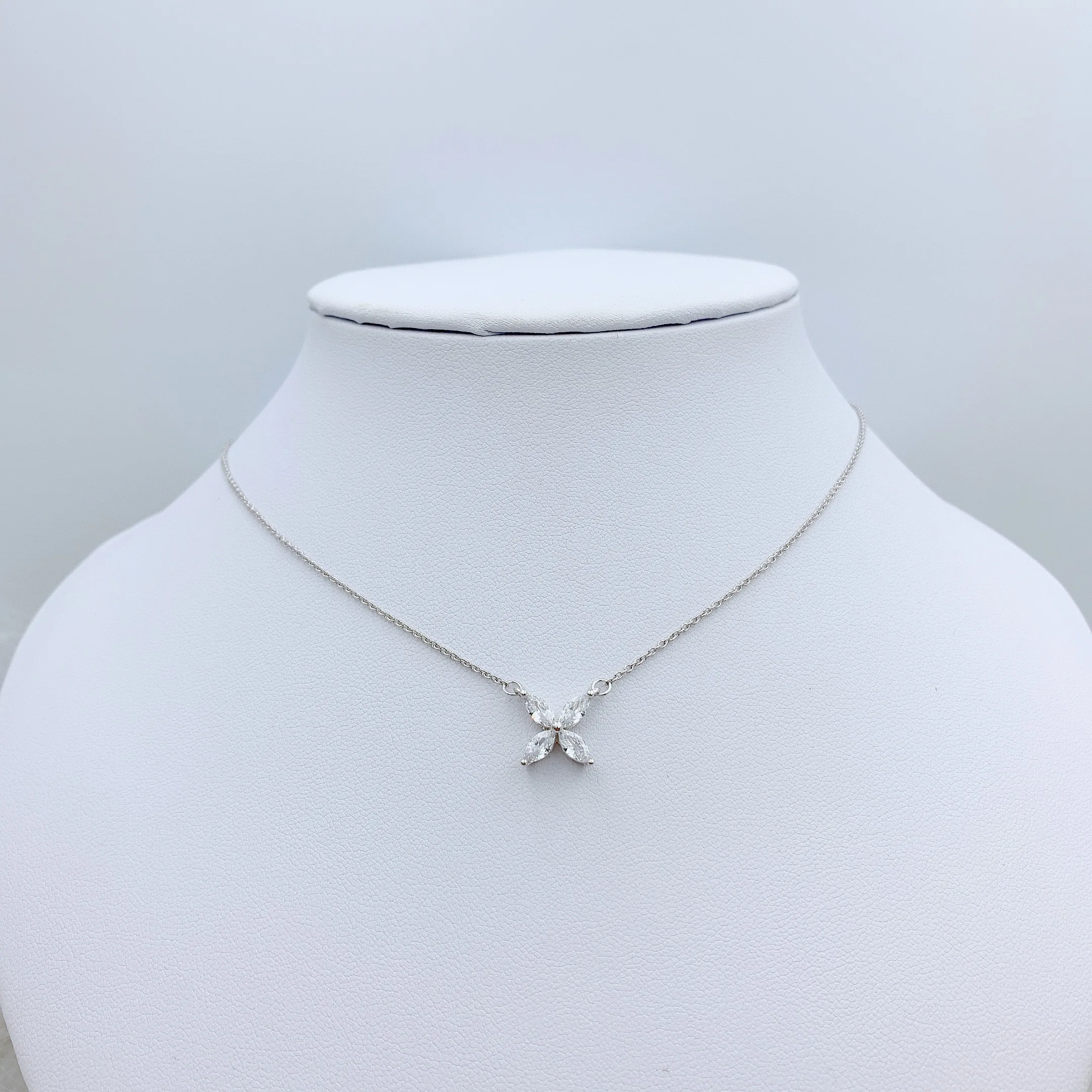 

Classical charm Square zircon pendant Women necklace S925 Sterling silver Original Luxury brands Jewelry Fashion gift