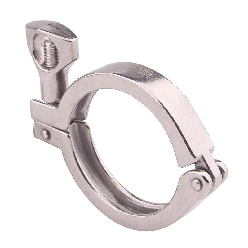 HHO-2Pcs Tri-Clamp стальной одноконтактный сверхмощный тройной зажим с гайкой крыла для