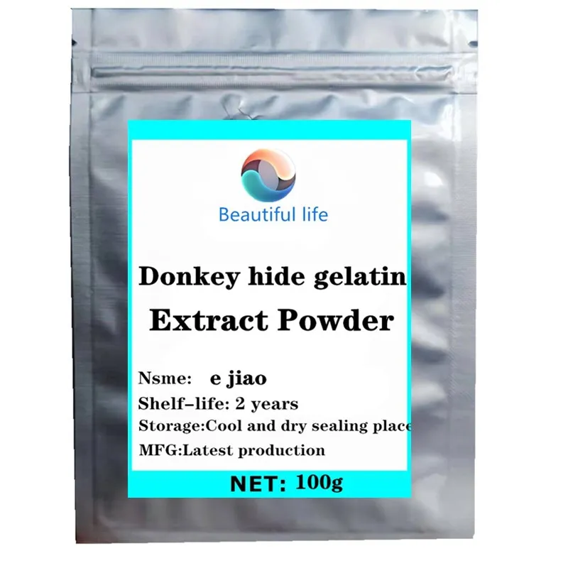 

High Quality Donkey Hide Gelatin Extract Powder Supplement Calcium Absorption Enhance Immunity