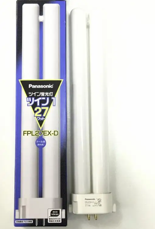 TOSHIBA PANOSONIC FPL27EX D/2 27W CFL компактная люминесцентная лампа FPL 27EX 6500K 6700K 4 Пина GY10q