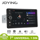 Универсальная автомобильная навигационная система JOYING, 7 дюймов, 1 din, 1024*600, 4 Гб ОЗУ, 64 Гб ПЗУ, Android 10,0, радио, стерео, Android, Carplay, RDS