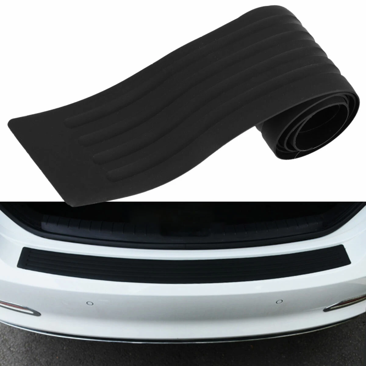 Автомобильный SUV задний багажник Подоконник Накладка бампер Защита резиновая