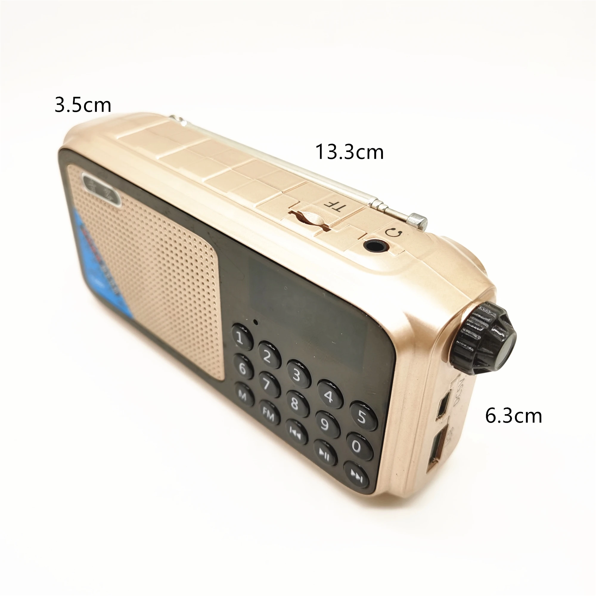 Bluetooth-колонка с 2 аккумуляторами FM-радио MP3 музыкальный плеер Портативный