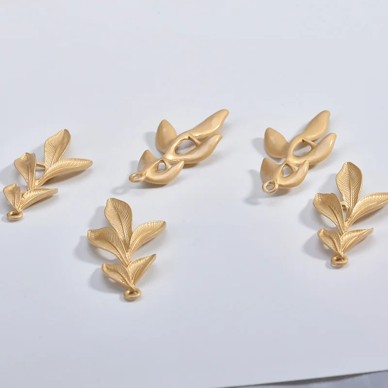 Корейские серьги Харадзюку с геометрическим рисунком из Азиатского золота