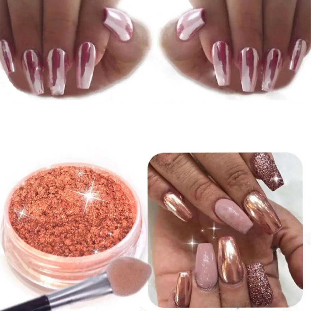 Nails Dust Polish Powder Mirror Effect Pigment Manicure Nail Art Decoration 2g | Красота и здоровье