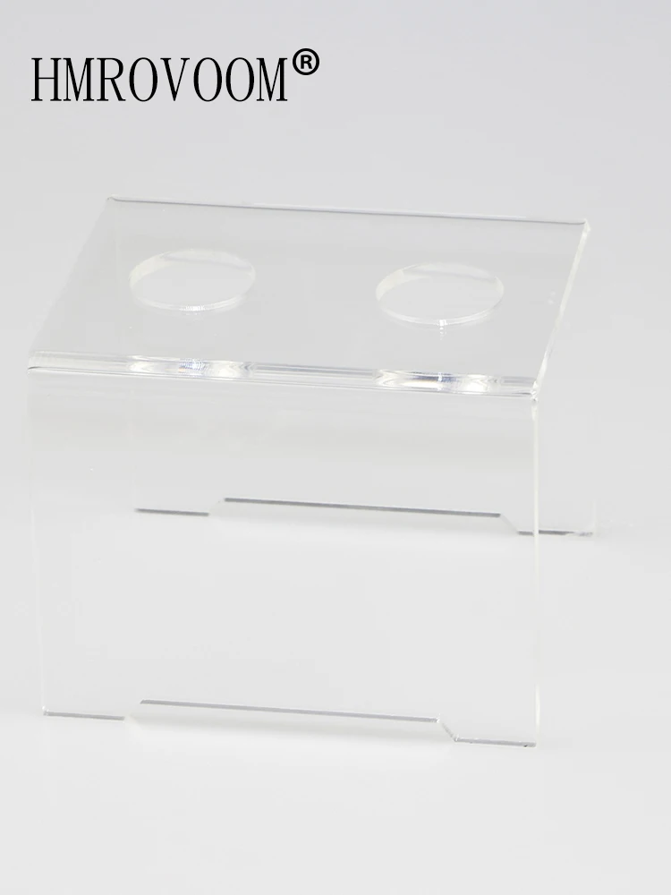 Прозрачная акриловая подставка HMROVOOM с 2 отверстиями для мороженого/акриловая