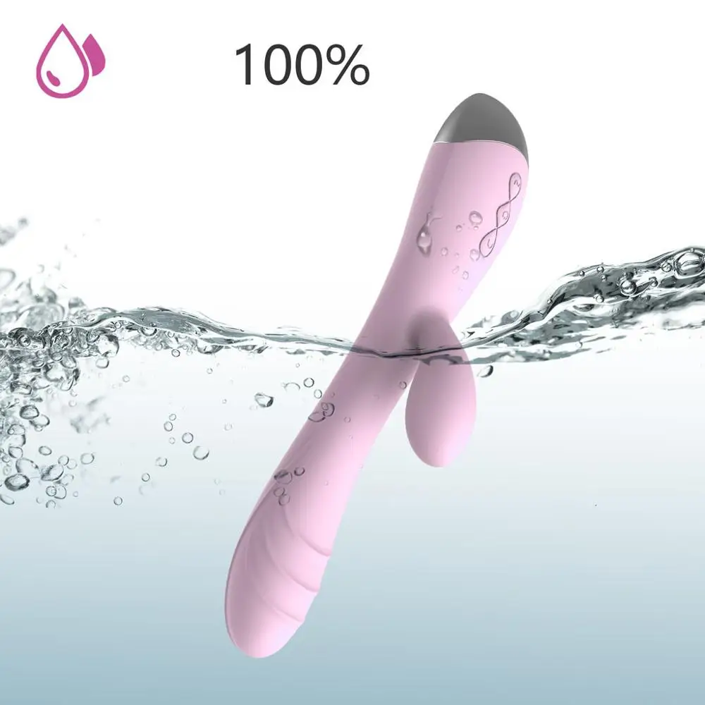G Spot фаллоимитатор кролик вибратор для женщин с двойной головкой Массажер AV