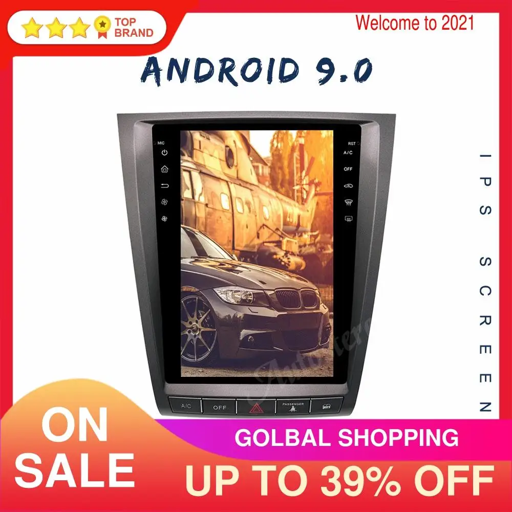 

128G Android 9 для Lexus GS GS300 GS460 GS450 GS350 2004-2011 Tesla стиль Автомобильный мультимедийный плеер GPS Навигация стерео головное устройство